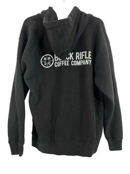 Black Rifle Coffee Company Classic Logo Full Zip Hoodie Size Lg