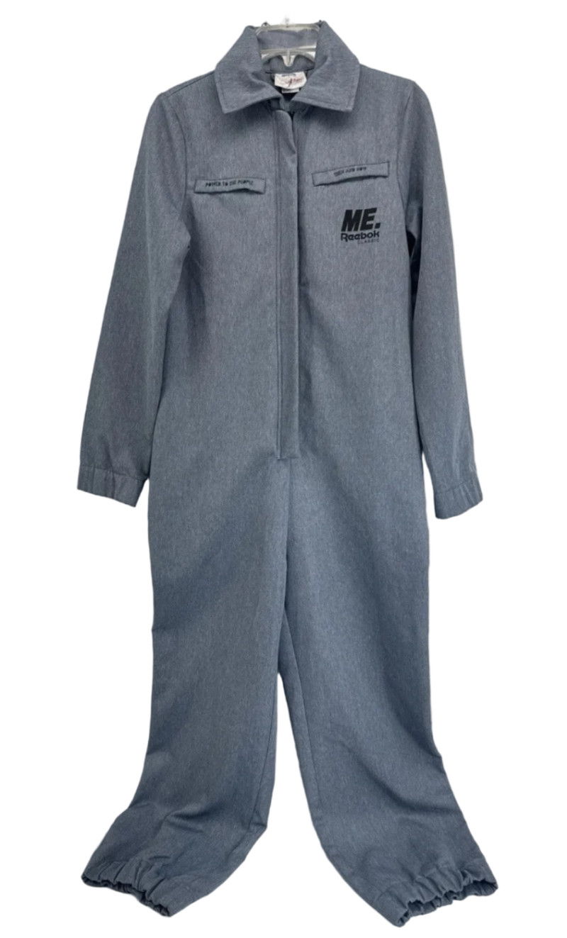 Reebok x Melody Ehsani ME Jumpsuit Gray/Blue Size Sm