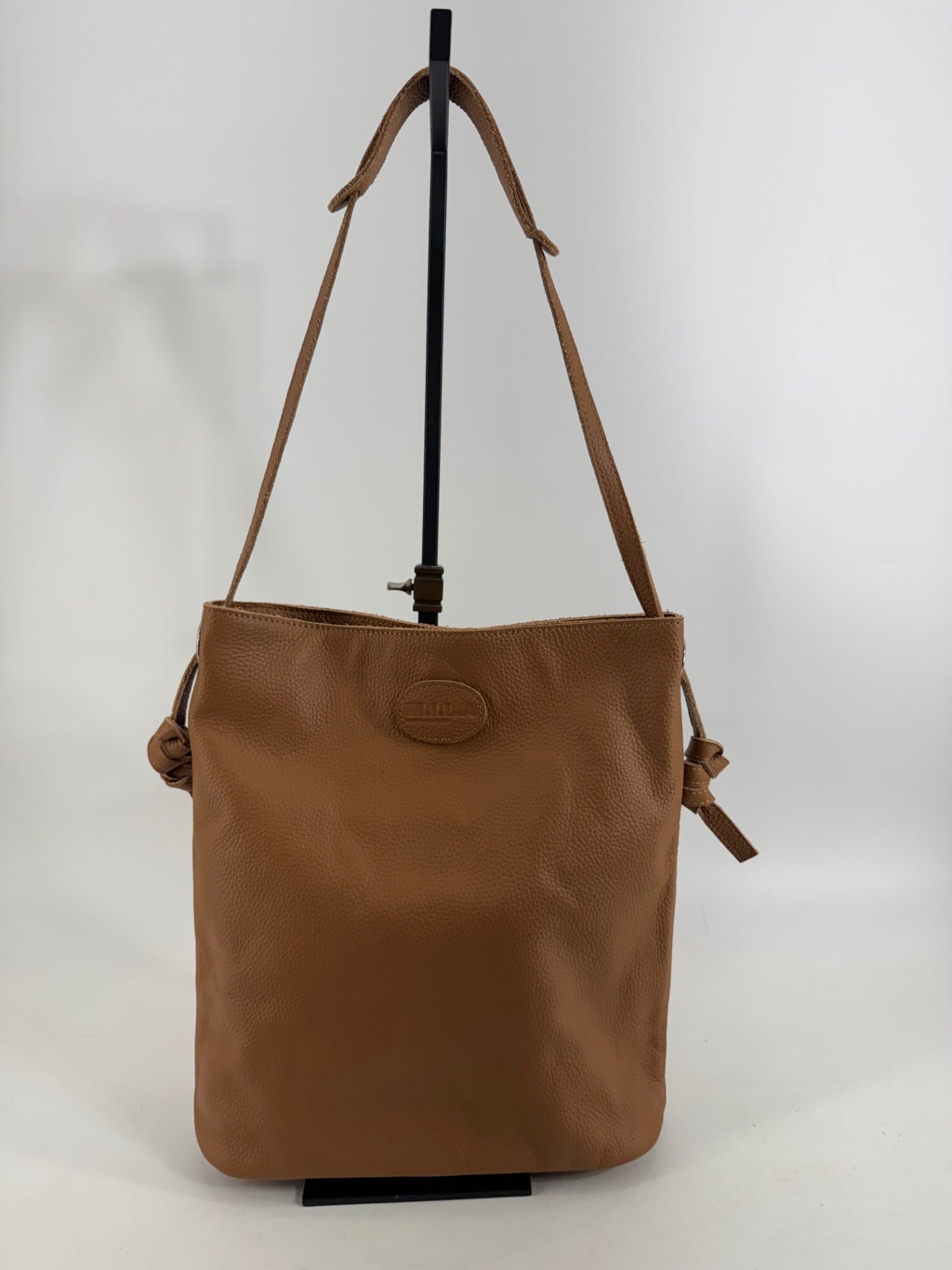 M.I.L.A. Leather North South Shoulder Bag