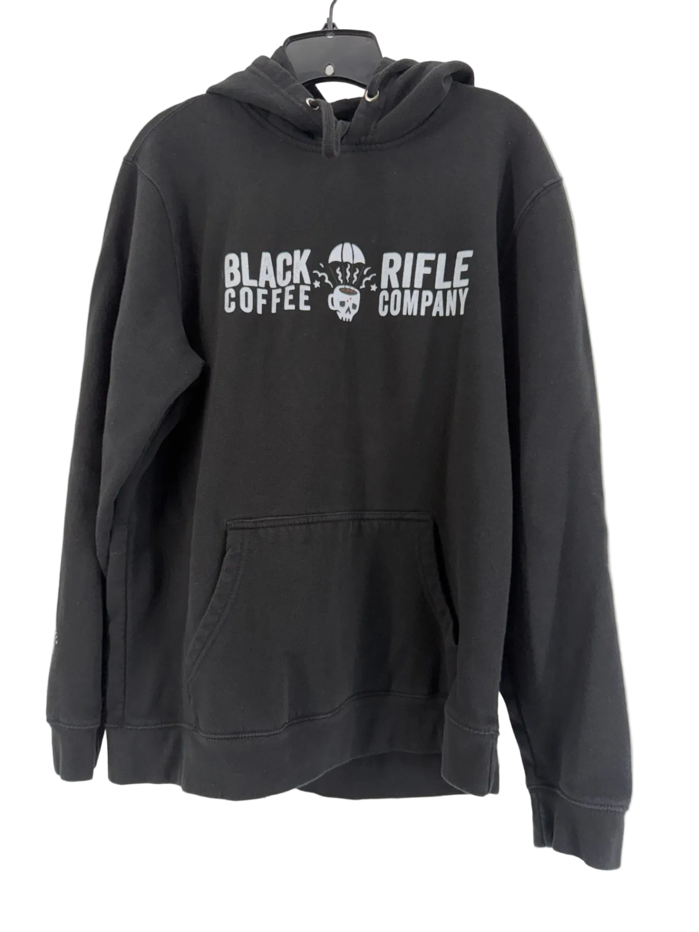 Black Rifle Coffee Company Black Skull Mug Hoodie Size Lg