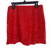 Show Me Your Mumu Red Sequins Skort NWT Size SM