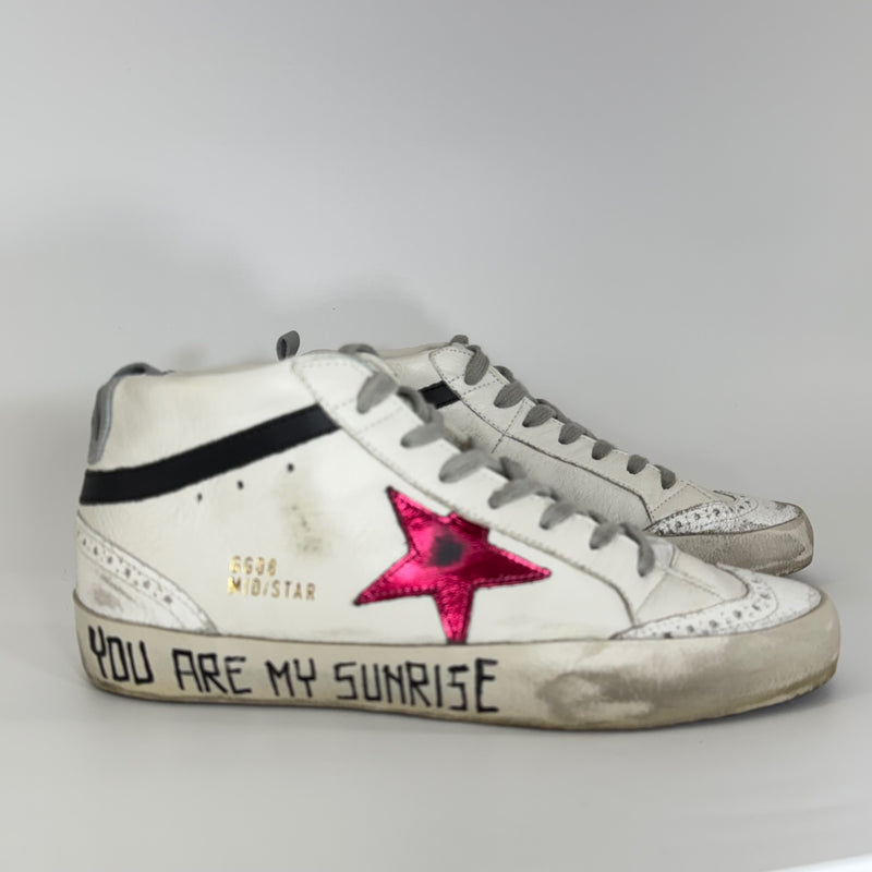 Golden Goose Mid Star “You Are My Sunrise” Size 39 / 8.5