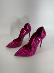 Christian Louboutin So Kate Pink Hologram Heels Size 38.5 / 8