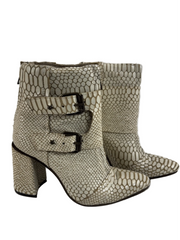 Freebird  - Joey Cream Ankle Boots Size 9