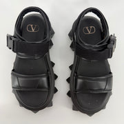 Valentino Garavani Roman Stud Leather Sandals Size 39 / 8.5