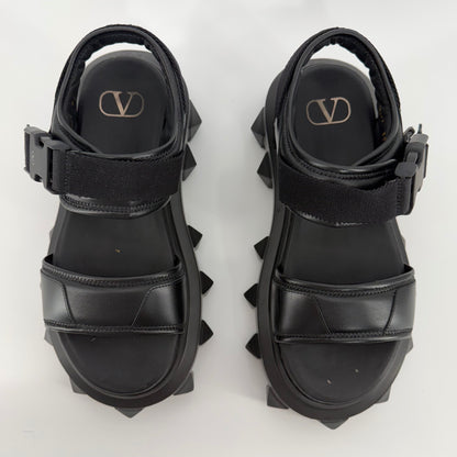 Valentino Garavani Roman Stud Leather Sandals Size 39 / 8.5