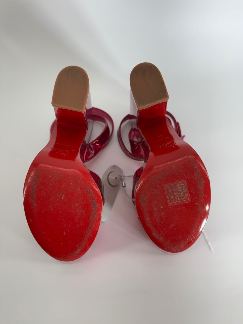 Christian Louboutin Loubi Queen Platform Heels Size 39 / 8.5