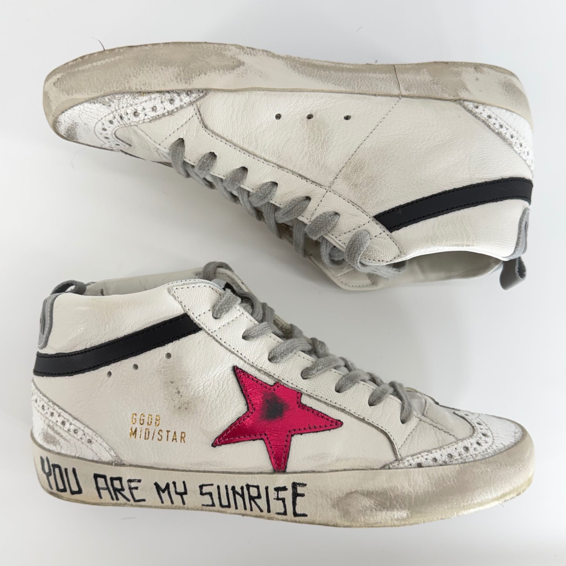 Golden Goose Mid Star “You Are My Sunrise” Size 39 / 8.5