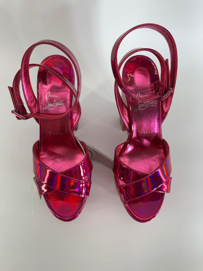 Christian Louboutin Loubi Queen Platform Heels Size 39 / 8.5