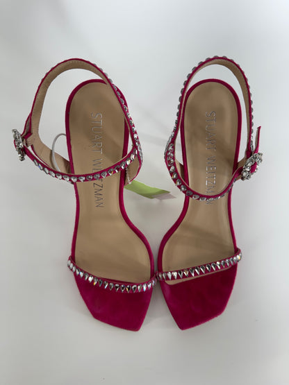 Stuart Weitzman Gemcut 100 Ankle Strap Heels Size 39 / 8.5