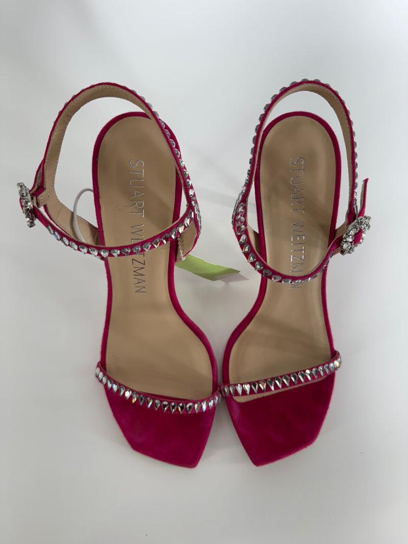Stuart Weitzman Gemcut 100 Ankle Strap Heels Size 39 / 8.5