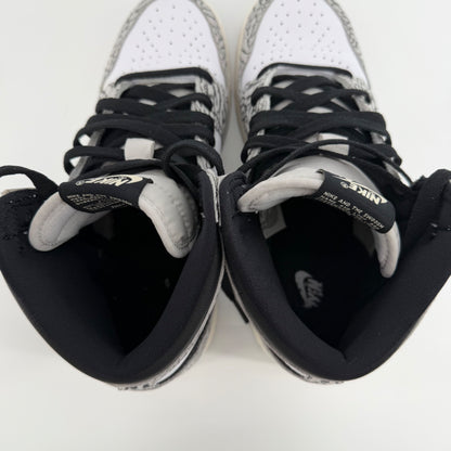 Nike Air Jordan 1 Retro High OG White Cement Sneaker Sz W 8.5