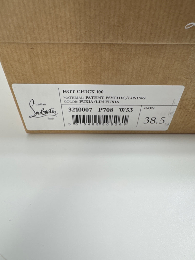 Christian Louboutin So Kate Pink Hologram Heels Size 38.5 / 8