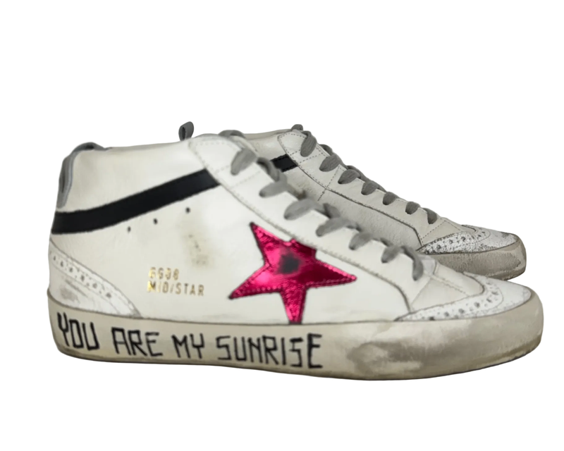 Golden Goose Mid Star “You Are My Sunrise” Size 39 / 8.5