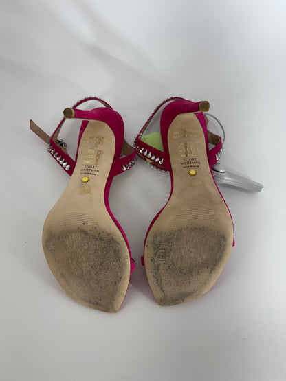 Stuart Weitzman Gemcut 100 Ankle Strap Heels Size 39 / 8.5