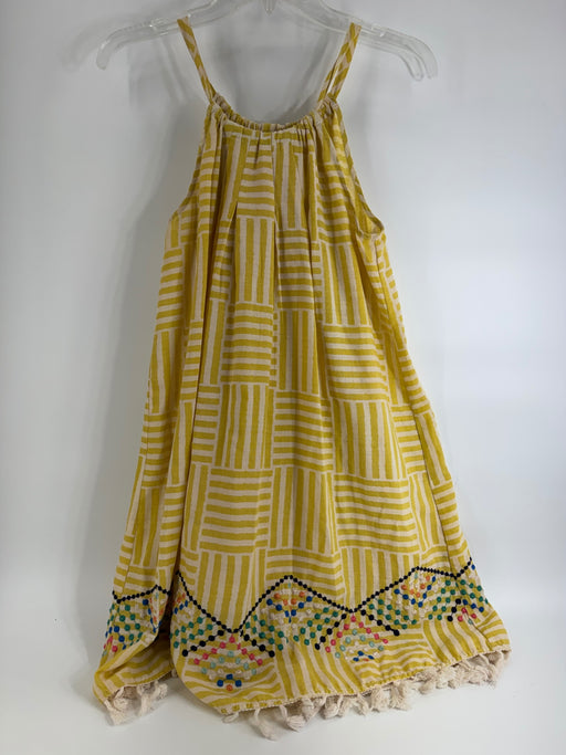 THML Yellow Geometric Halter Dress