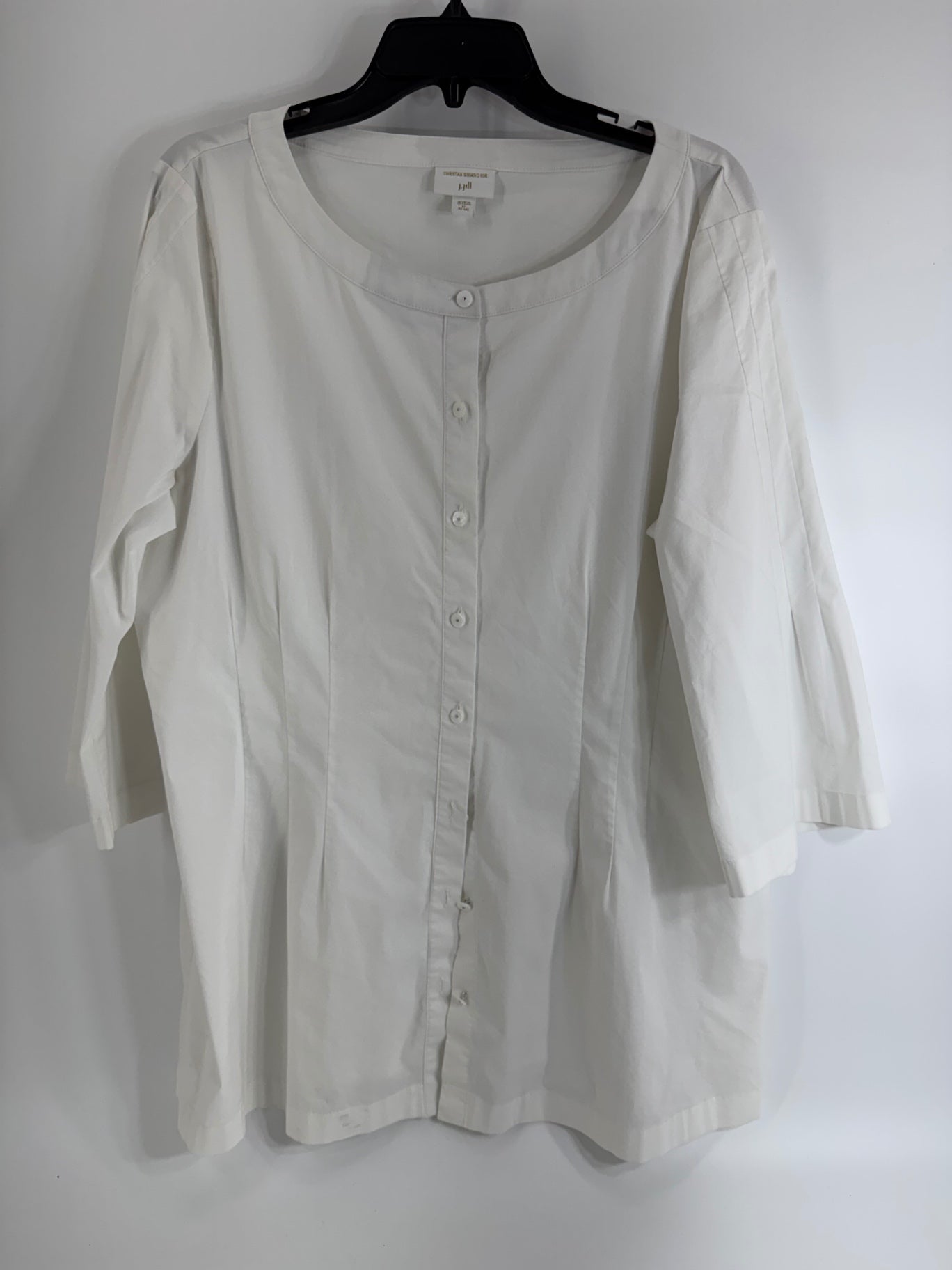 J.Jill White Button Up Petite
