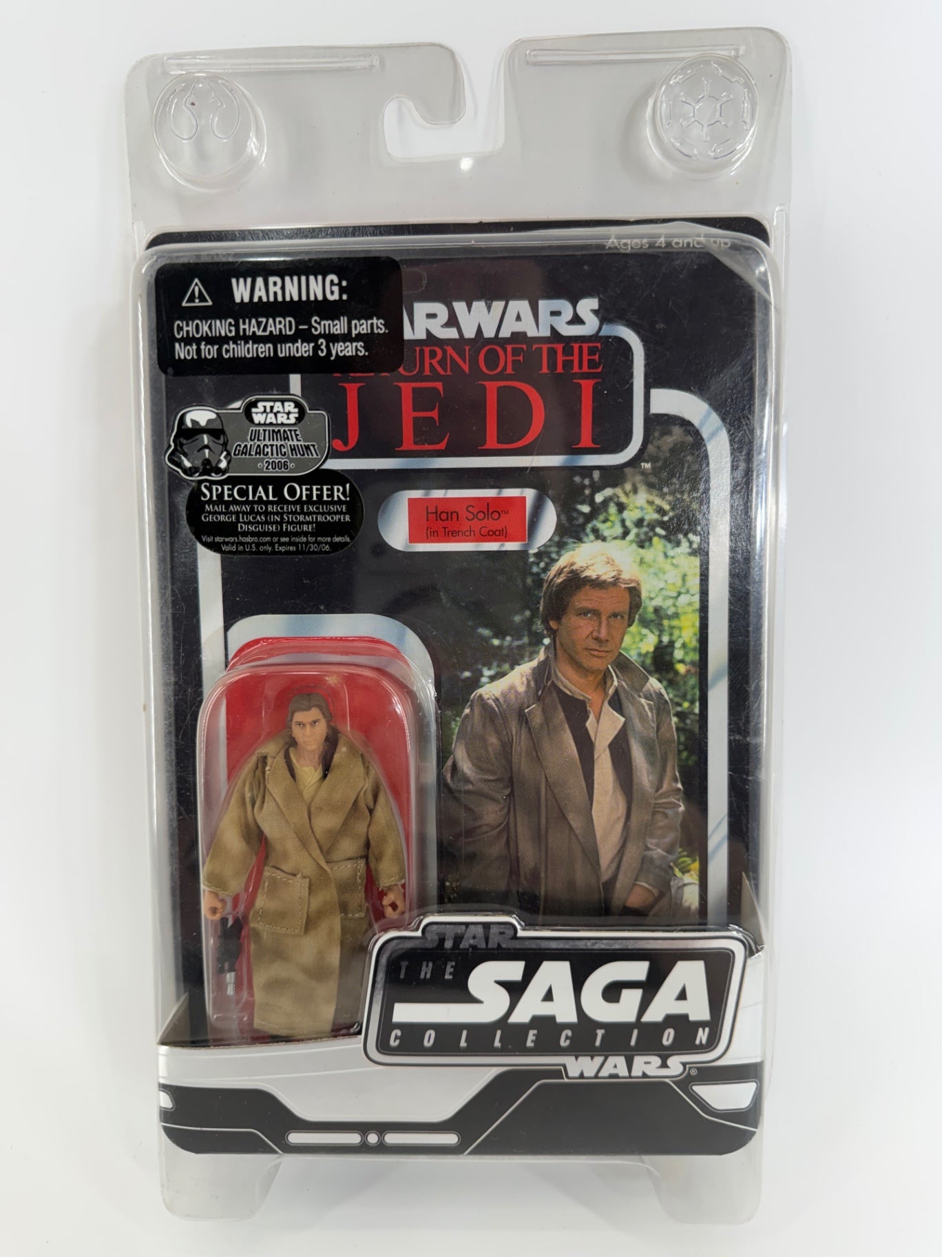 Star Wars Han Solo Action Figure in Trench Coat