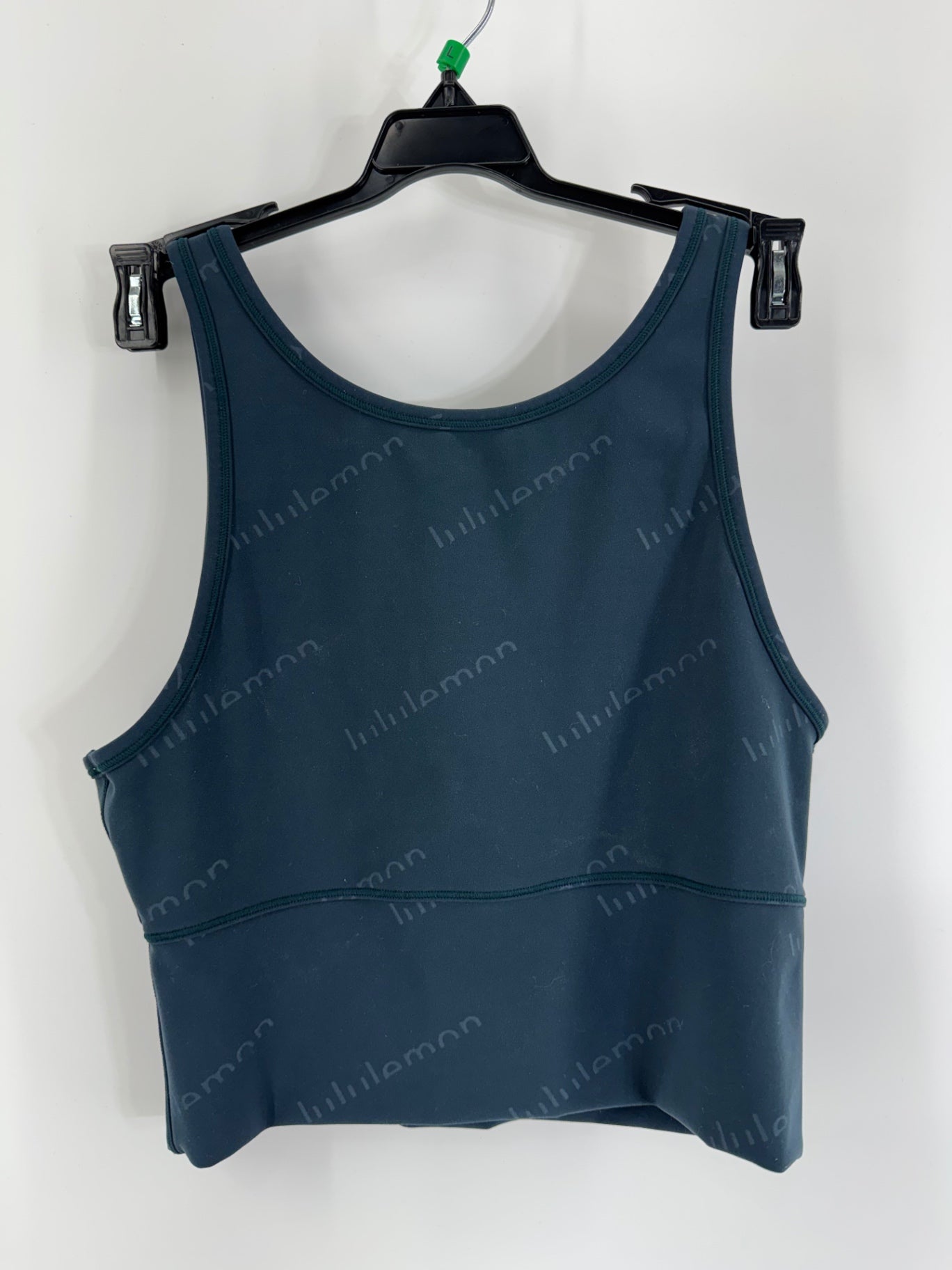 Lululemon Teal Branded Sports Bra