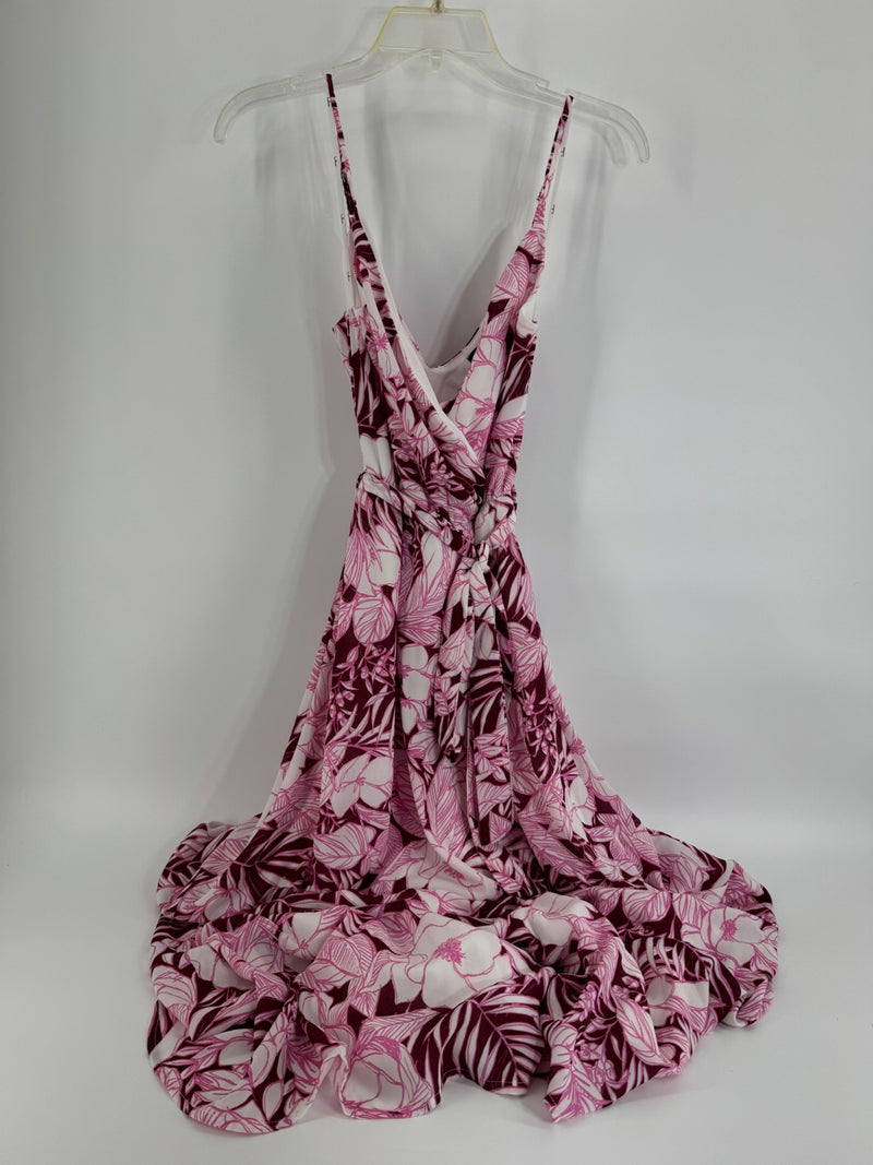 Lulus Pink Strap Dress with Belt
