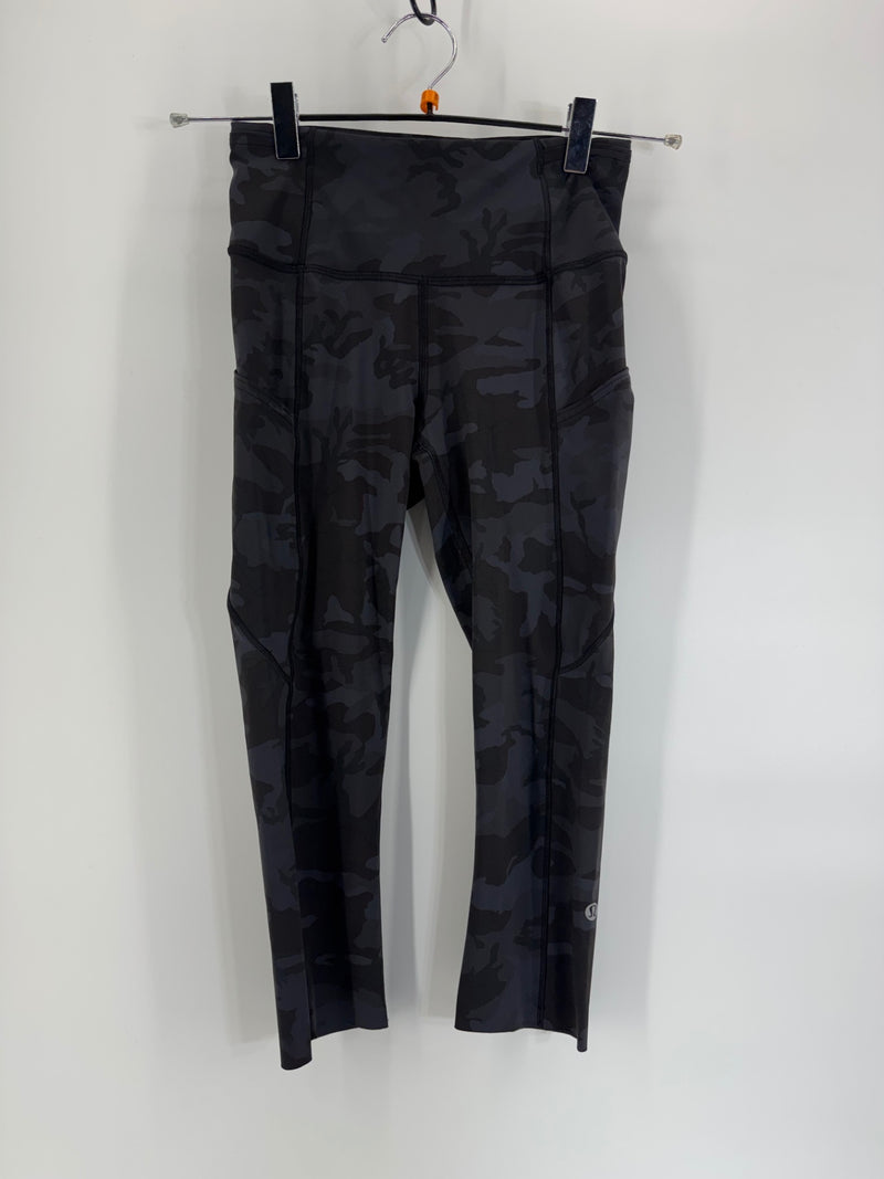 Lululemon Black Camo Print Leggings
