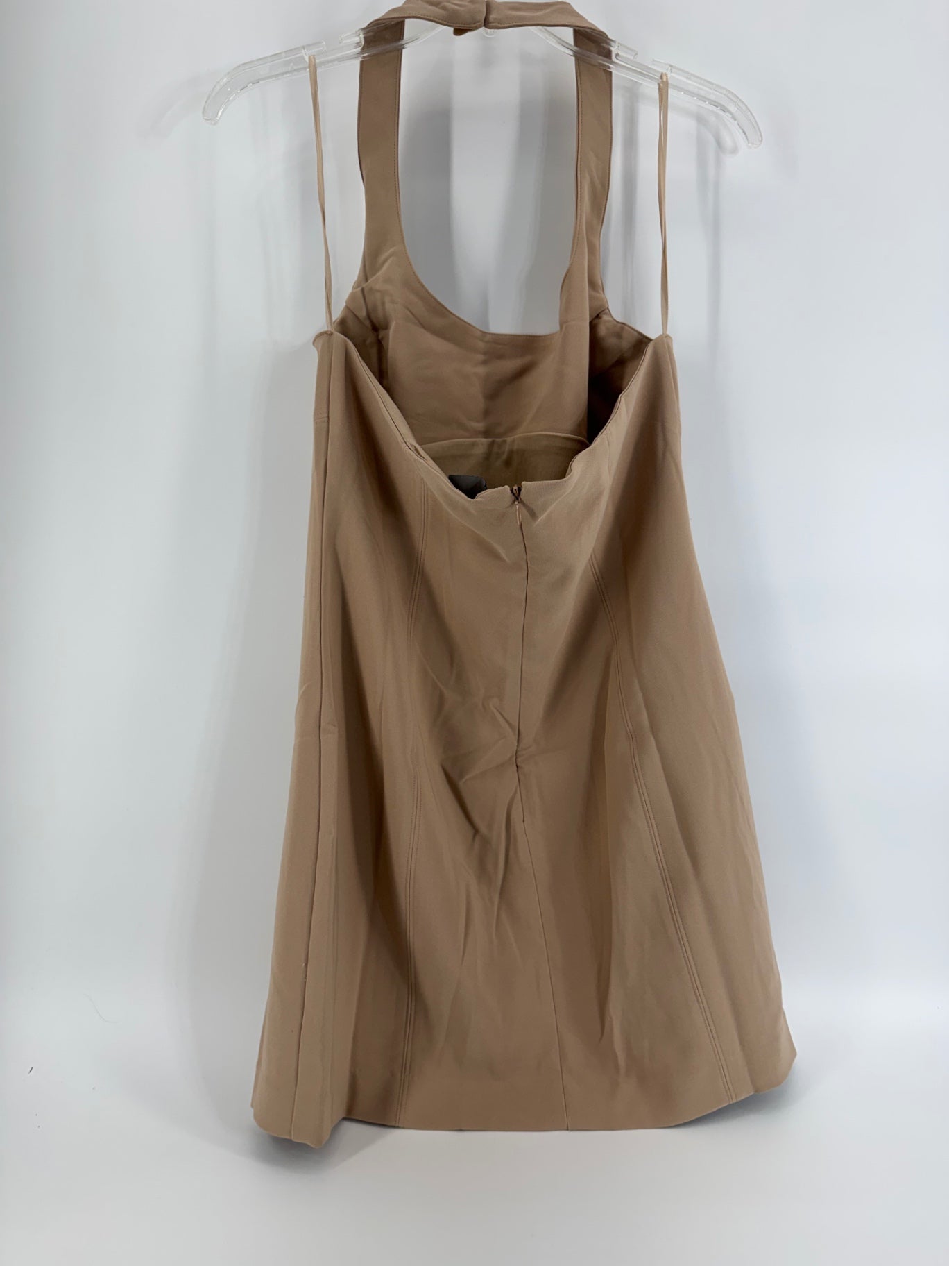 Mustard Seed Tan Halter Mini Dress