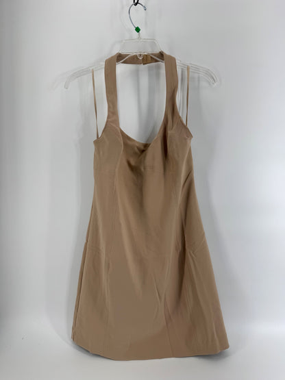 Mustard Seed Tan Halter Mini Dress