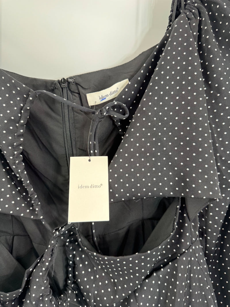 idem ditto Black Polka Dot Dress