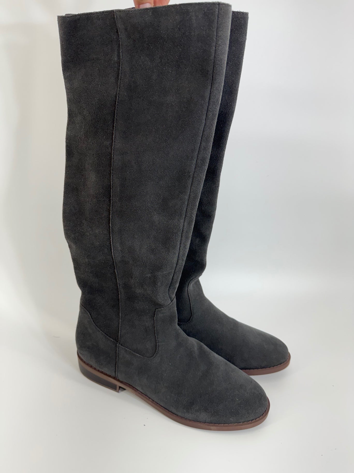 Market & Spruce Gray Knee High Boots