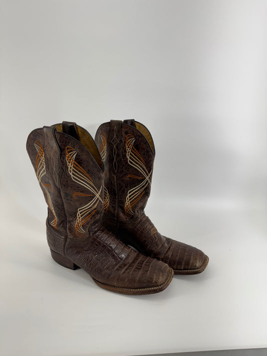 Cavender's Brown Square Toe Cowboy Boots