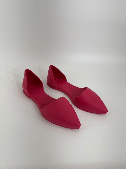 Native Hot Pink Rubber Flats