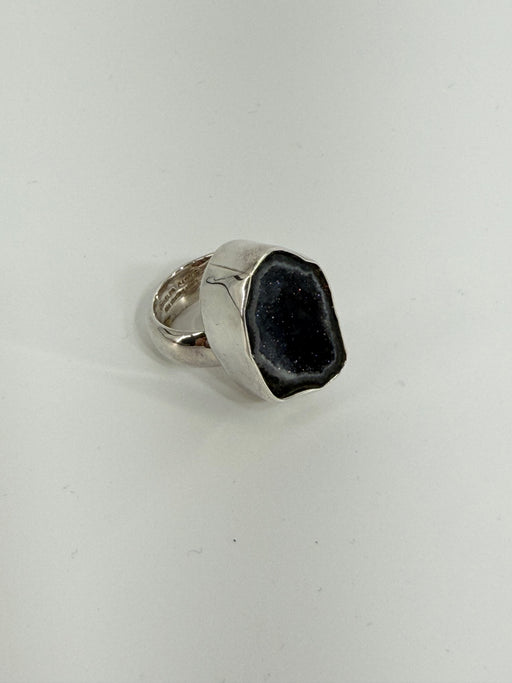 Druzy Silver Ring by Charles Albert 7.5