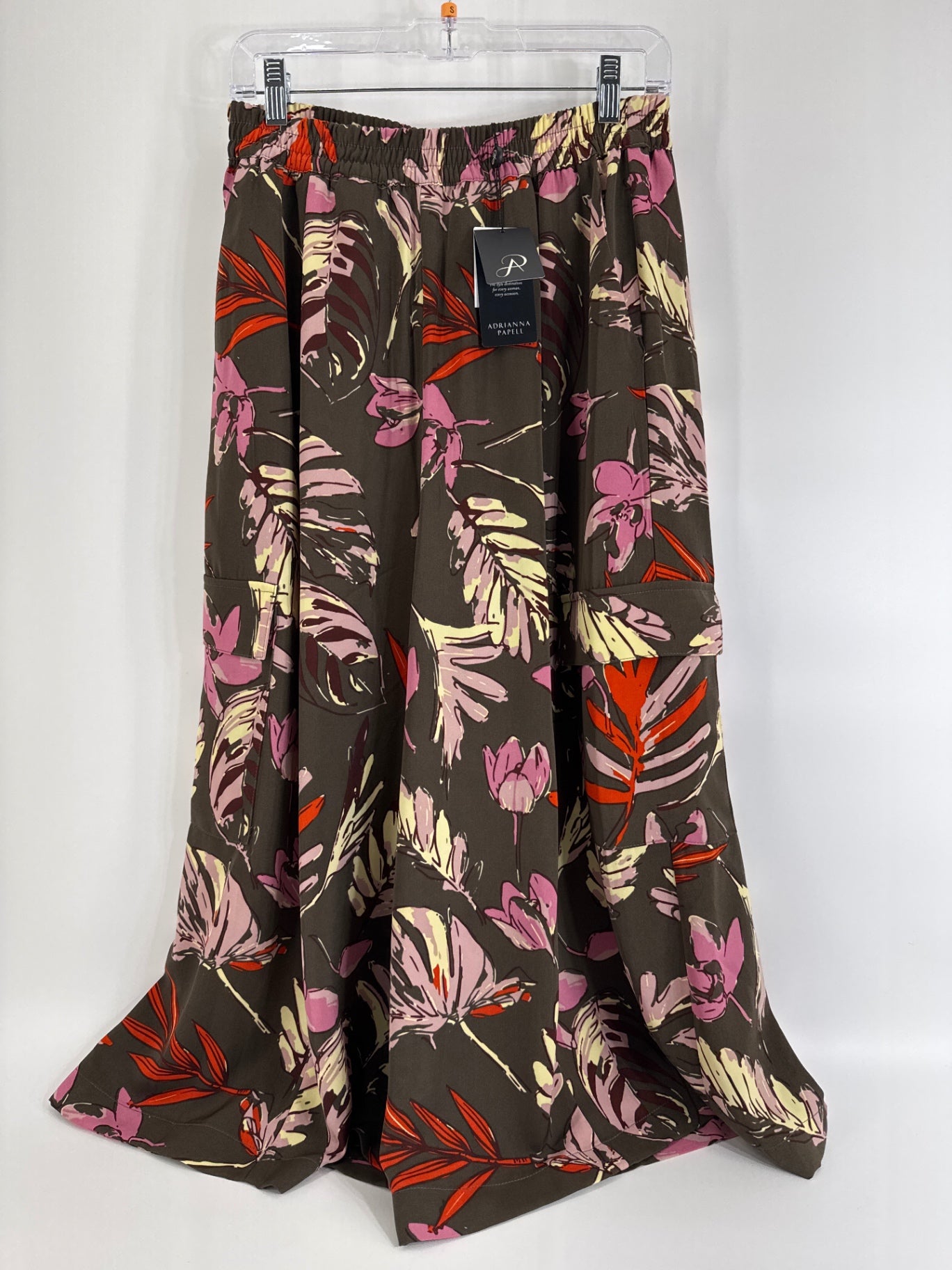 Adrianna Papell Floral Wide Leg Pants