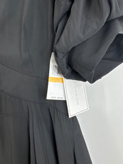 1 State Black Puffy Sleeve Dress