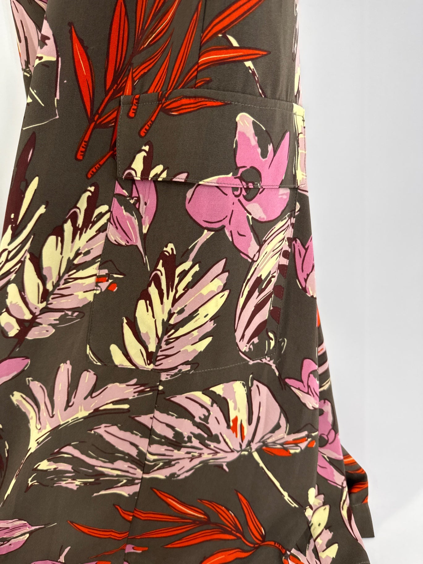 Adrianna Papell Floral Wide Leg Pants