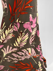 Adrianna Papell Floral Wide Leg Pants
