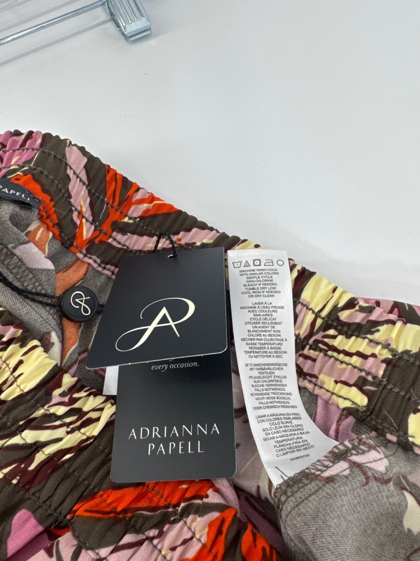 Adrianna Papell Floral Wide Leg Pants