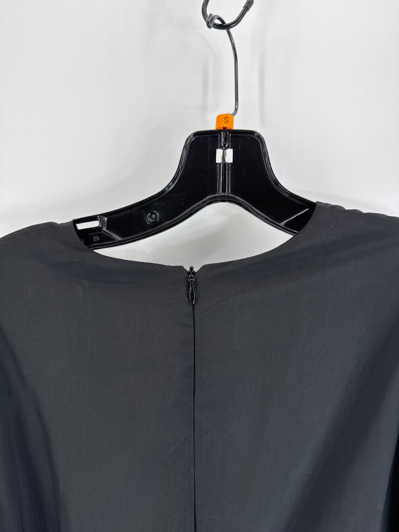 1 State Black Puffy Sleeve Dress