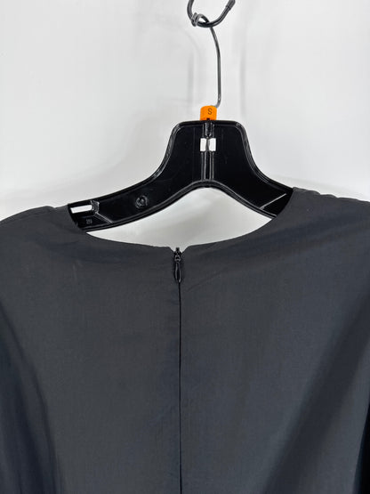 1 State Black Puffy Sleeve Dress