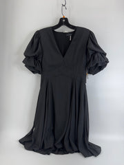 1 State Black Puffy Sleeve Dress