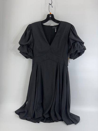 1 State Black Puffy Sleeve Dress