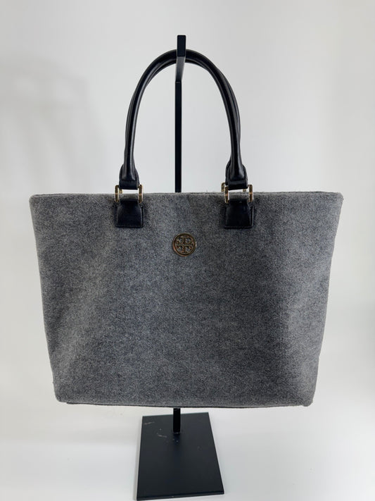 Tory Burch Gray Felt Tote