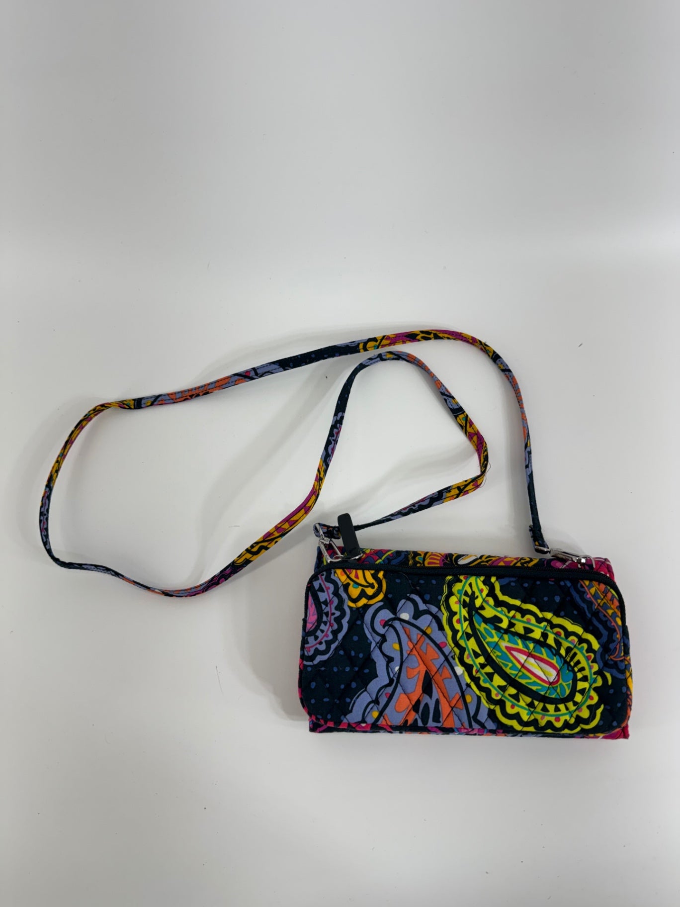 Vera Bradley Wallet w/ Crossbody and Wrist Strap