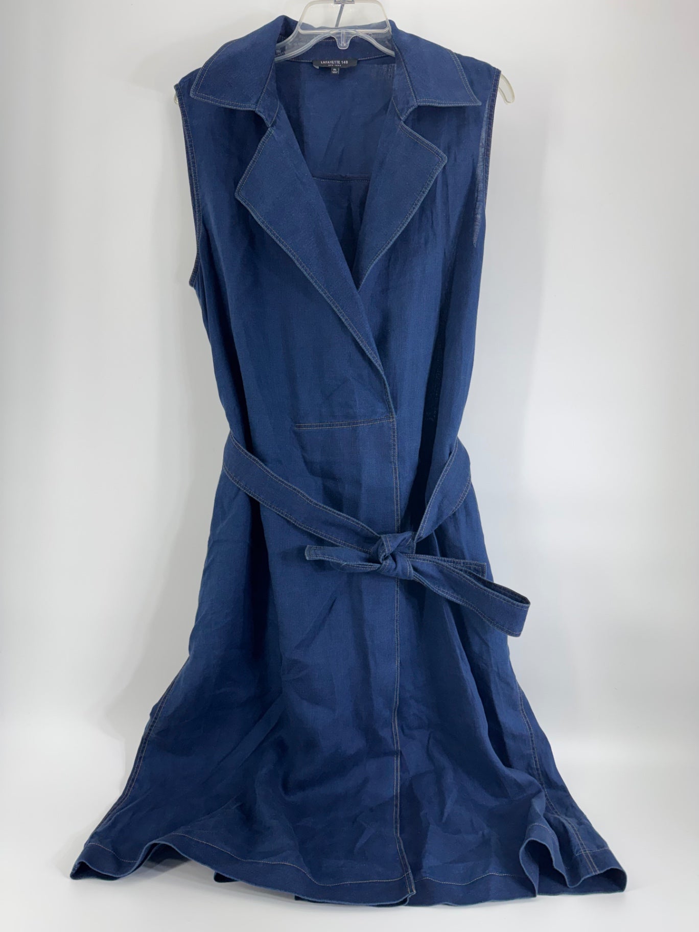 Lafayette 148 New York Denim Sleeveless Dress