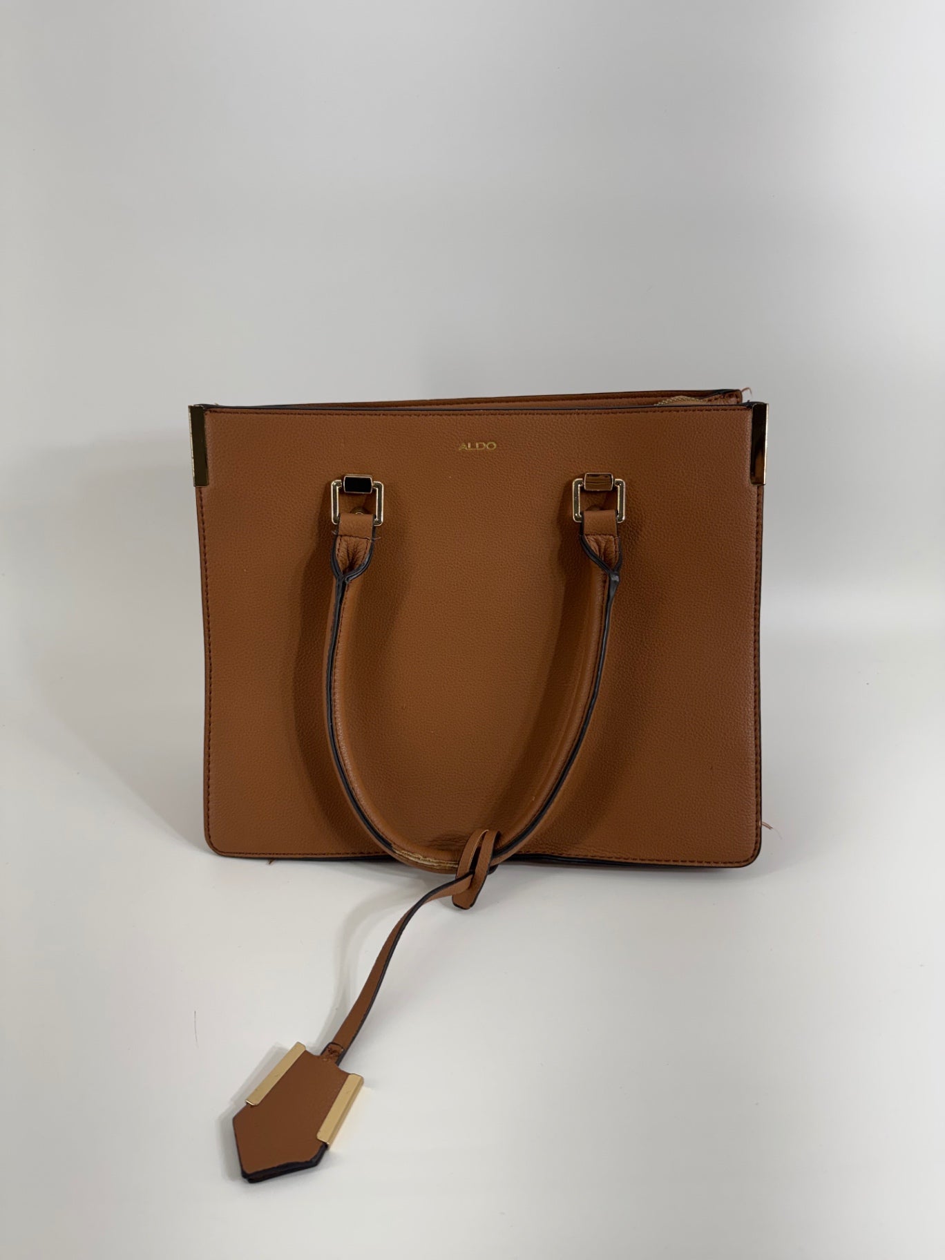 ALDO Brown Leather Tote