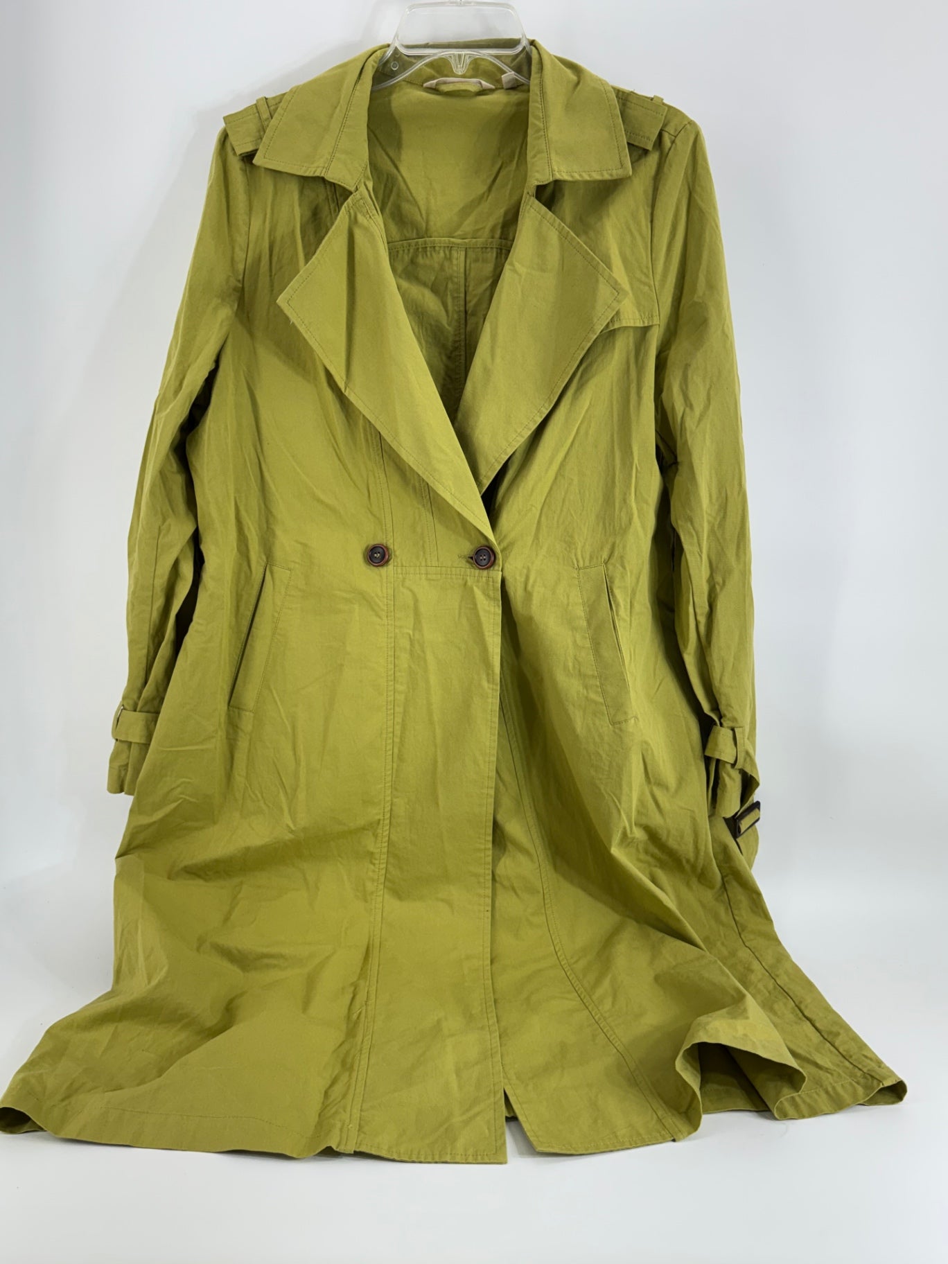 Soft Surroundings Green Cotton Coat