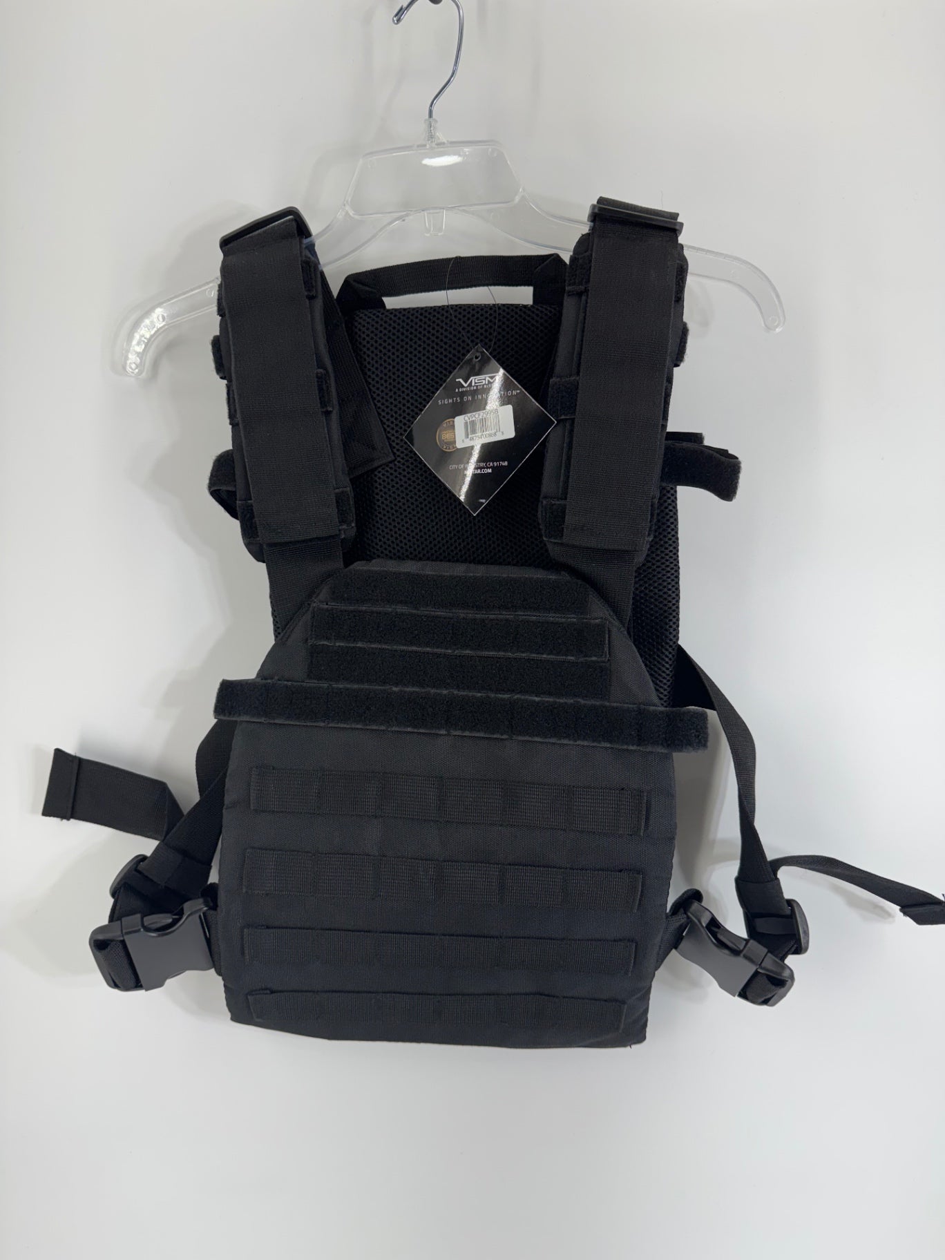 VISM Black Performance Gear Vest