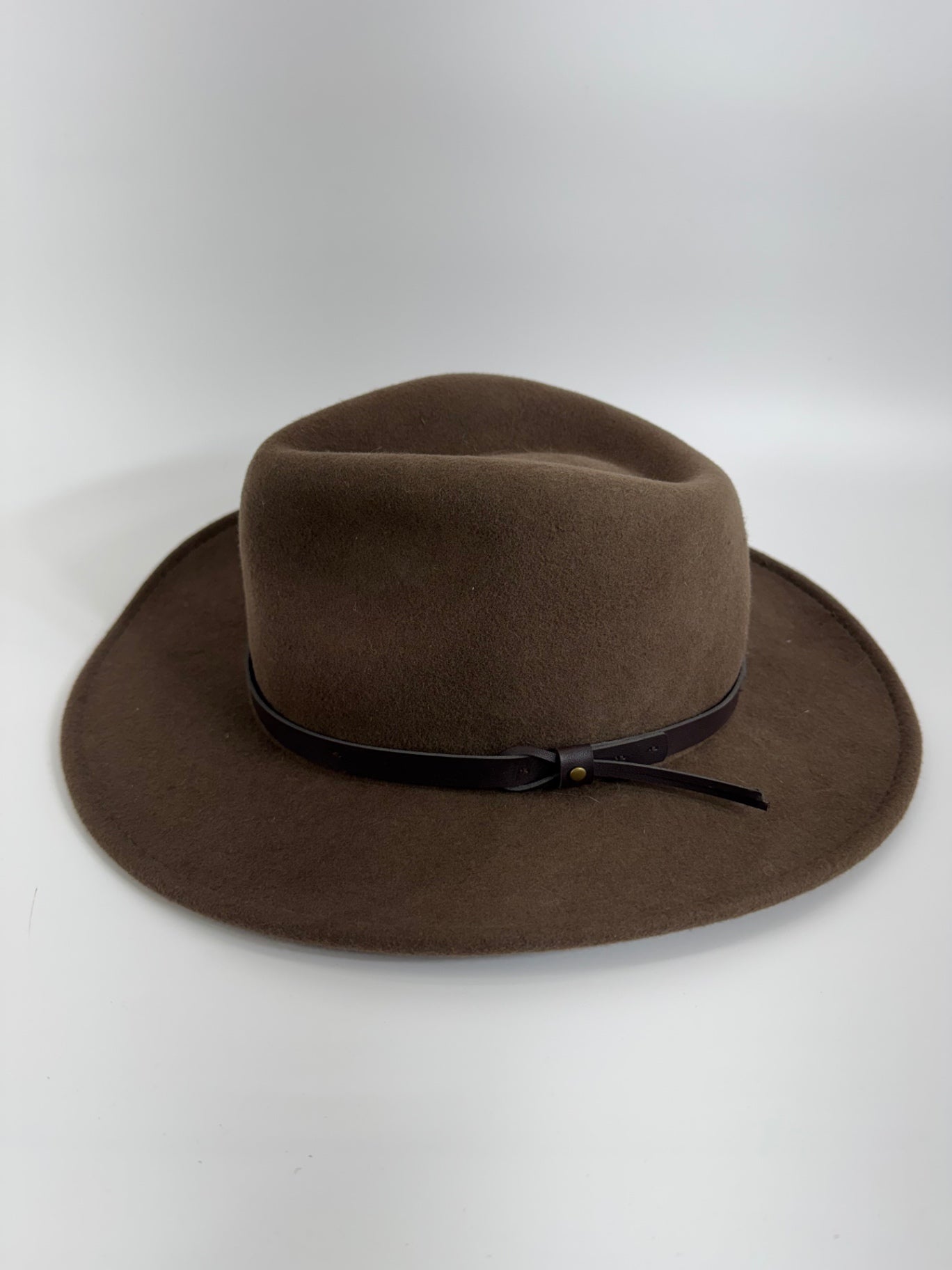 Dorfman Pacific Brown Wool Hat