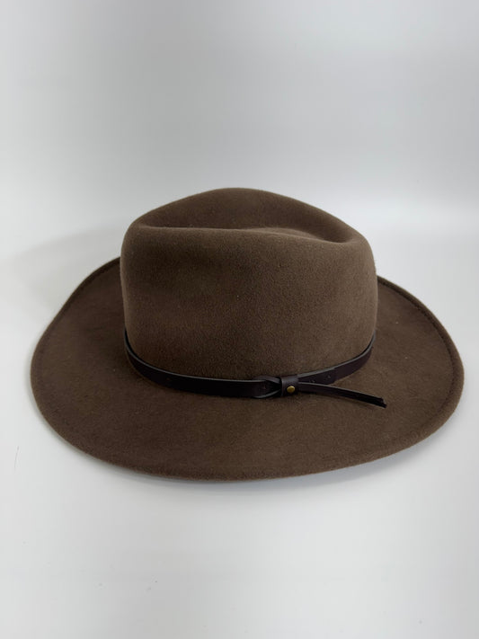 Dorfman Pacific Brown Wool Hat