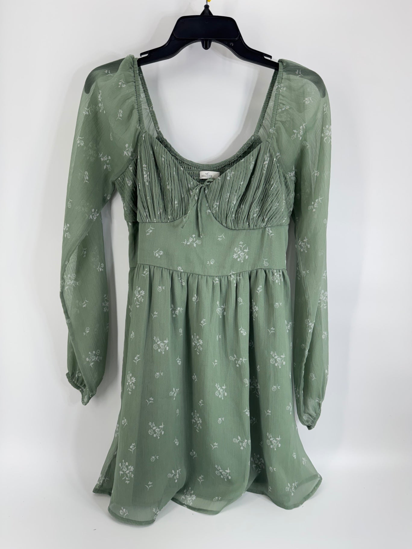 Hollister Sage Dress with Sleeves